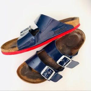 Birckenstock | Color Block Slip On Sandals